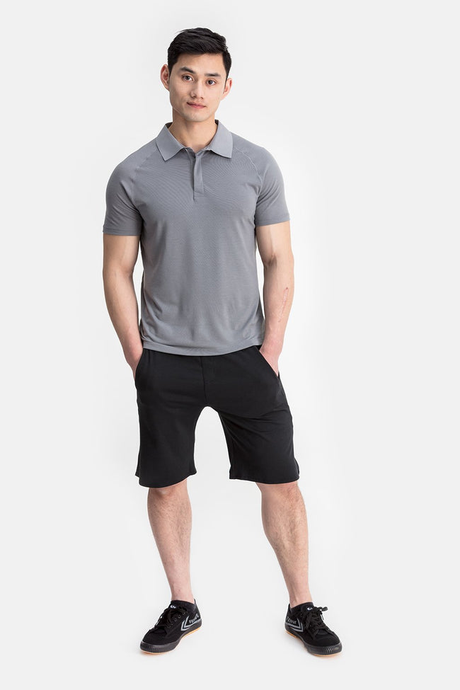 RYU Mens Tech Polo in Titanium
