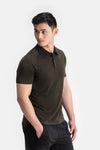 RYU Mens Tech Polo in Blackened Fatigue