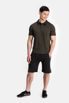 RYU Mens Tech Polo in Blackened Fatigue