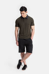 RYU Mens Tech Polo in Blackened Fatigue