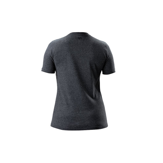 RYU Womens Standard Issue Tee - RYU Graphic in Asphalt Heather