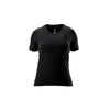RYU Womens Standard Issue Tee - Respect Graphic in Raven