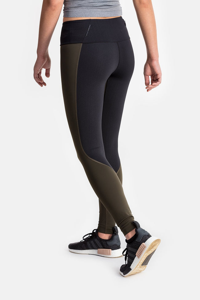 RYU Womens Cardio Tight in Black / Blackened Fatigue