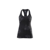 RYU Womens Tough Racerback Tank in Black Rose Print