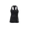 RYU Womens Tough Racerback Tank in Black Rose Print