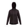 RYU Womens Ethos Full Zip Hoodie in Blackened Mulberry