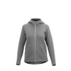 RYU Womens Ethos Full Zip Hoodie in Heather Stone Grey