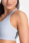 RYU Womens Versa Bra in Platinum