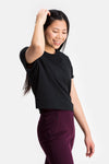 RYU Womens Level Box Tee in Black