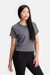 RYU Womens Level Box Tee in Granite