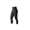 RYU Womens Tough Capri - Interlock HiRise in Charcoal Texture