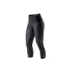 RYU Womens Tough Capri - Interlock in Black Rose Print
