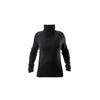 RYU Womens Grid Mock Neck in Black